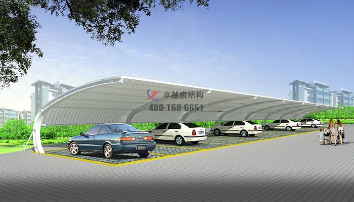  和田膜結(jié)構(gòu)車棚【和田科技有限公司等】設計施工案例