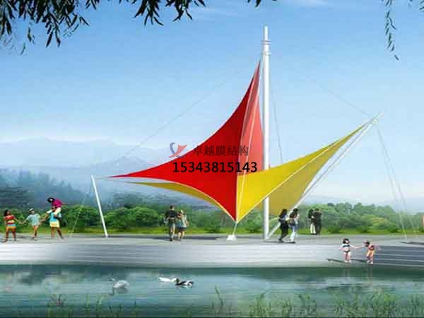 喀什景觀<font color='red'>張拉膜結構</font>遮陽棚【生產(chǎn)廠家】